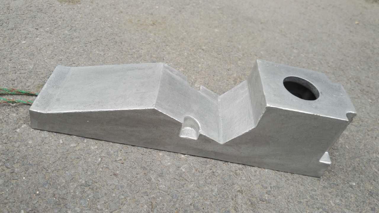 Raw gray iron casting before machining